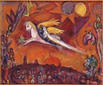 Song of Songs IV contemporary Marc Chagall Oil Paintings